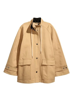 Куртка демісезонна жіноча H&M 200597-4 L(175/104) бежевий (2000004650971)