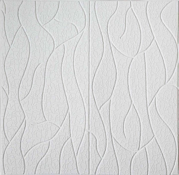 Самоклеющаяся декоративная 3D панель белая гора 700x700x5 мм