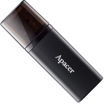 USB флеш накопичувач Apacer 128GB AH25B Black USB 3.1 (AP128GAH25BB-1) 243053