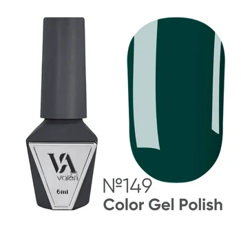 Гель-лак Valeri Color №149 темно-оливковий, 6 мл
