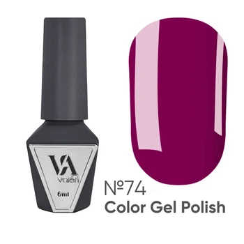 Гель-лак Valeri Color №74 ягодный, 6 мл