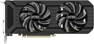 Відеокарта GeForce GTX 1070 8GB Palit Dual (NE51070015P2-1043D) Б/В