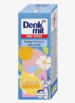 Освежитель воздуха мини-спрей Denkmit Summer Momentе, сменный балон, 25 мл