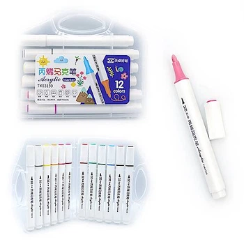 Набор акрилових маркерив ty "kiddy", 12 штук AToys (83150TK-12)