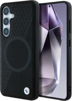 Панель BMW Half Textured MagSafe для Samsung Galaxy S25 Black (3666339448776)