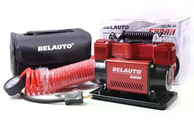 Компресор автомобільний двопоршневий BELAUTO Буран БК-46 10Атм/30A/90л