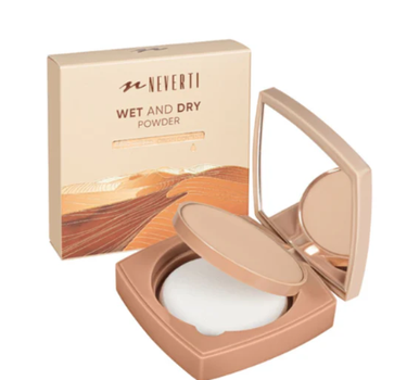 Крем-пудра для лица Neverti Wet & Dry Powder NP201, 003 Neutral (Нейтральная), 9 г