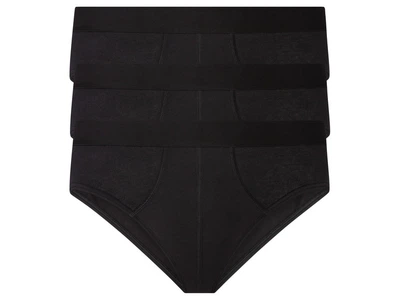 Трусы слипы набор 3 шт. для мужчины Livergy LYCRA® 434553 L Черный