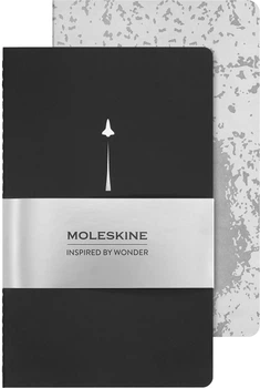 Набор записных книжек Moleskine Cahier NASA 13х21 см Нелинованные 2 шт (8056999277536)