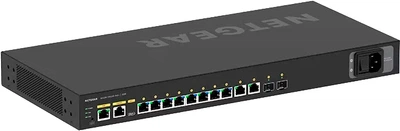 Комутатор Netgear M4250-10G2XF-PoE+ Black (GSM4212PX-100EUS)