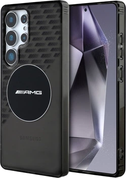Панель AMG Transparent Rhombs MagSafe для Samsung Galaxy S25 Ultra Black (3666339422103)