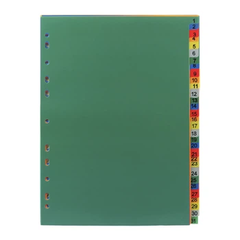 Індекс-роздільник А4 цифри 1-31 KLERK