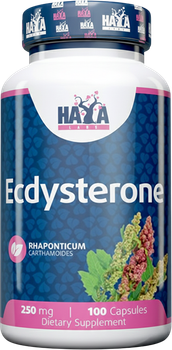 Экдистерон Haya Labs Ecdysterone 250 мг 100 капсул (853809007363)