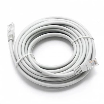 Патч корд 5-метровый LAN кабель (Gigabit Ethernet, 1 Гбит/с) AMP кабель для интернета до 1000Мбит/с надежное соединение для бесперебойного интернета