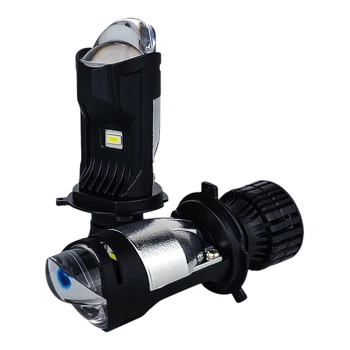 LED лампи з лінзою DriveX LE-07 H4 H/L 6000K 55W 9-32V к-т.
