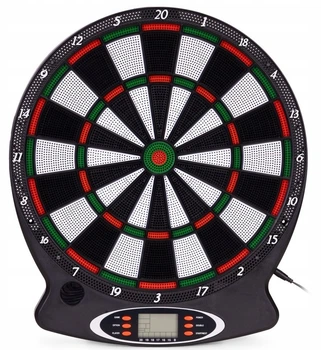 Дартс електронний EcoToys з LCD‑дисплеєм 18 ігор у комплекті 6 дротиків 38 см (AP-100) (5905817008872)