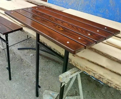 Столик на кладбище, размер 80×60см, дерево