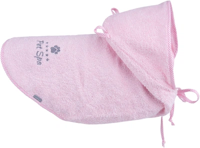Szlafrok kąpielowy dla psów Amiplay Spa 35 cm Różowy (5907563273207)