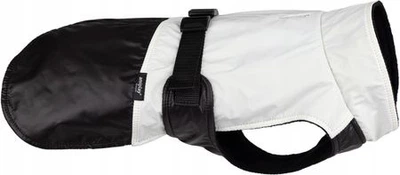 Kurtka-peleryna dla psów Amiplay Fluo fluorescencyjna 55 cm Czarno-biała (5907563316959)