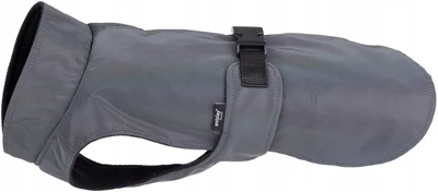 Kurtka-peleryna dla psów Amiplay Petrol odblaskowa 55 cm Szara (5907563317116)