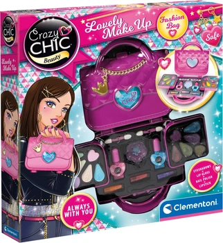 Zestaw kosmetyków dla dzieci Clementoni Crazy Chic Torebka do makijażu 18633 (8005125186334)