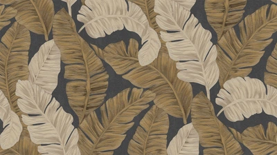 Tapeta winylowa na podkładzie flizelinowym Sintra Sumatra 1.06 x 10.05 m Grafitowa z ciemnym brązem (4824001689684)