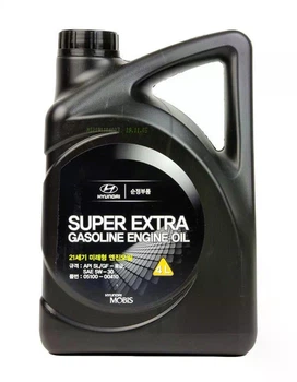 Моторное масло Mobis Hyundai / KIA Super Extra Gasoline 5W-30 4л (05100-00410)