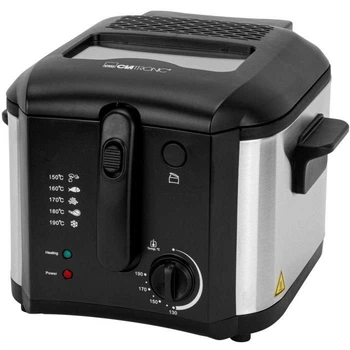 Фритюрница CLATRONIC FR 3649, черная нержавеющая сталь