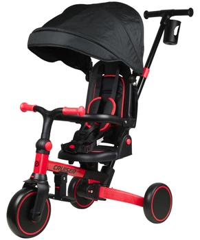 Велосипед Беговел трансформер Tri-cycle Cruiser Milano 002 with bag, Червоний