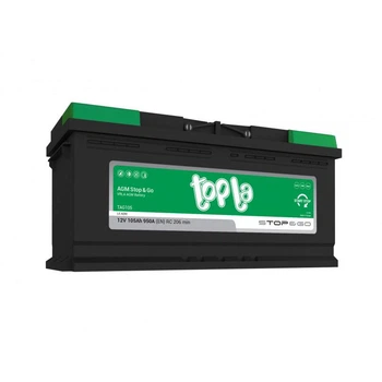 Автомобільний акумулятор Topla 105 Ah/12V AGM Euro (0)