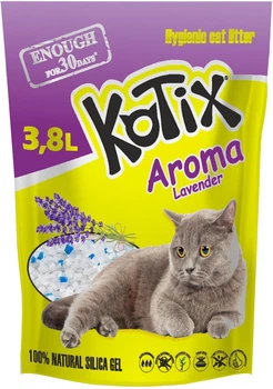 Наполнитель для кошачьего туалета Kotix 3.8 л Лаванда (4820266661298)