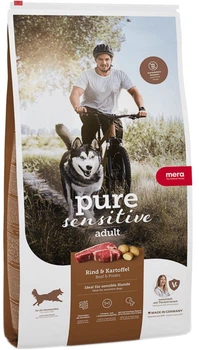 Сухой корм для взрослых собак Mera fresh meat Rind&Kartoffel со свежим мясом говяжьи и картофеля; без/зерн 12.5 кг (4025877574504)