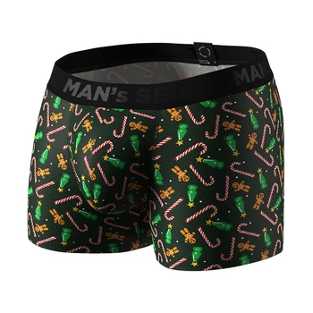 Чоловічі анатомічні боксери Intimate 2.1 Black Series, Christmas Bites 3XL BSO180-13CB