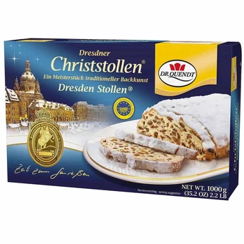 Різдвяний штоллен Dr. Quendt Dresdner Christstollen Stollen 1кг