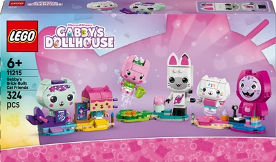 Конструктор LEGO Gabby's Dollhouse Друзья-кошки Габби из кубиков 324 детали (11215)