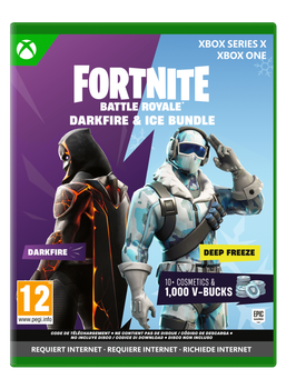 Gra XOne/XSX Fortnite – Darkfire & Ice Bundle (Zestaw Płomień Mroku i Lód) (Klucz elektroniczny) (5056635617347)
