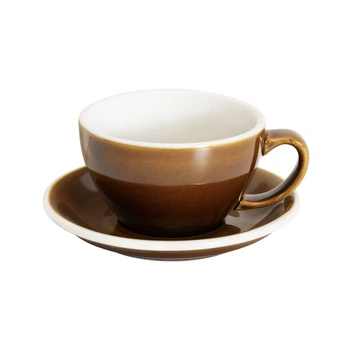 Чашка з блюдцем Loveramics EGG Potter 300мл Caramel