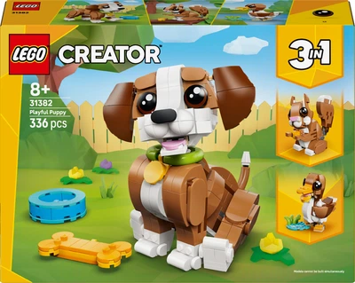 Конструктор LEGO Creator Чарівні тварини: грайливе цуценя 336 деталей (31382)