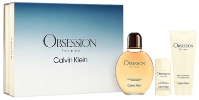 Набір для чоловіків Calvin Klein Obsession Туалетна вода 125 мл + Гель для душу 100 мл + Дезодорант-стік 77 мл (3616305266170)