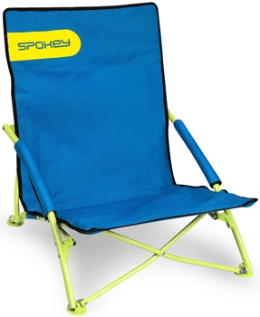 Крісло-шезлонг пляжне Spokey PANAMA 839629 складаний Cиній (5901180396295)