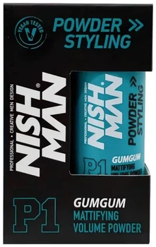 Пудра для стилизации волос Nishman P1 Gum Gum 20 г (8684736670991)
