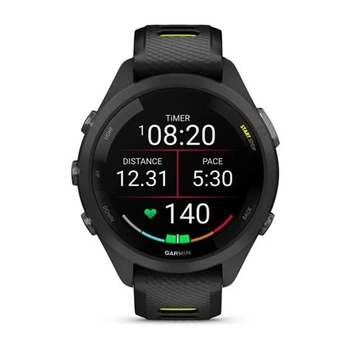 Смарт-годинник Garmin Forerunner 265s з чорним корпусом