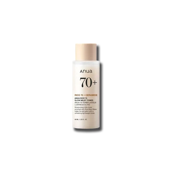 Живильний тонер з рисовим екстрактом та керамідами ANUA Rice 70 Glow Milky Toner, 40ml