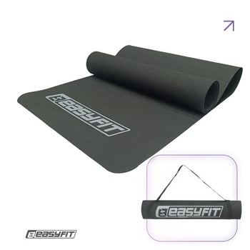Коврик для йоги EasyFit EVA 183×61×0.3 см противоскользящий Черный EF-1927-BK
