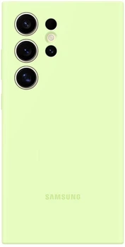 Чохол протиударний силіконовий Silicone Case для Samsung Galaxy S24 Ultra (S928) Light Green