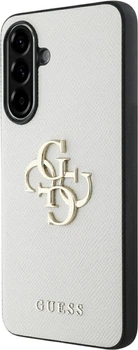 Etui plecki Guess Grained Big 4G Logo Small Classic Logo do Samsung Galaxy A56 Beige (GUHCSA56PGT4MBE)