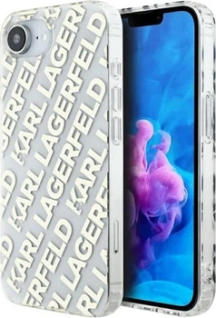 Панель Karl Lagerfeld IML Repeat Logo для Apple iPhone 16e Gold (KLHCPSE4HKFOEMD)