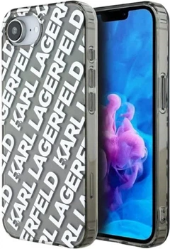 Панель Karl Lagerfeld IML Repeat Logo для Apple iPhone 16e Silver (KLHCPSE4HKFOEMS)