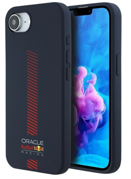 Панель Red Bull Silicone Powerbar with MagSafe для Apple iPhone 16e Navy (RBHMPSE424SIVGSV)