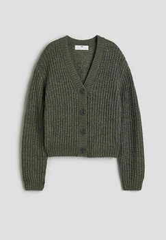 Кардиган H&M 271222178 146 Темно-зелений